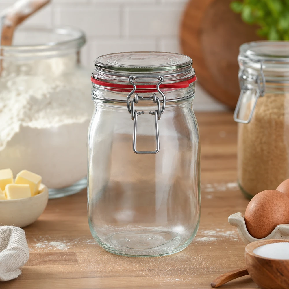 1140ml Vorratsglas Typ G mit Bügelverschluss UN.. 1140ml Vorratsglas Typ G mit Bügelverschluss UN..