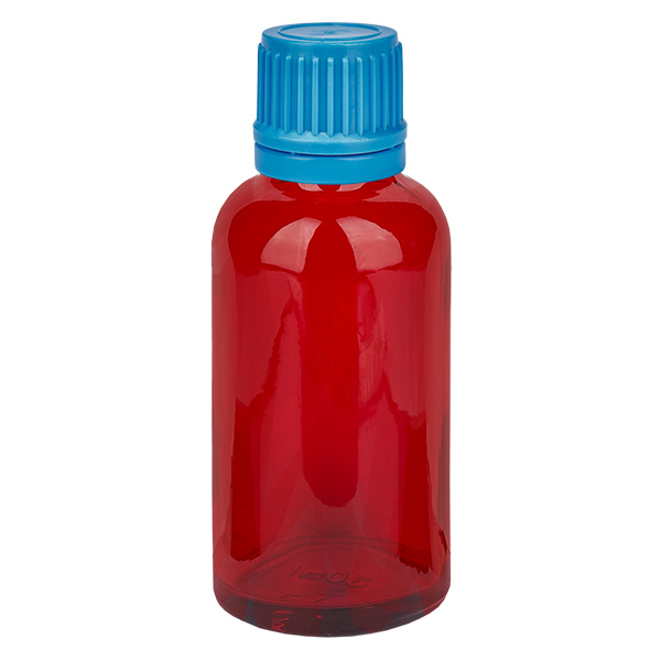 30ml Flasche 11mm Schraubverschluss blau Originalitätsverschluss RedLine UT18/30