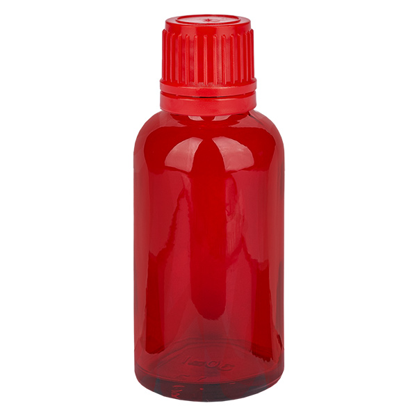 30ml Flasche 11mm Schraubverschluss rot Originalitätsverschluss RedLine UT18/30 30ml Flasche 11mm Schraubverschluss rot Originalitätsverschluss RedLine UT18/30