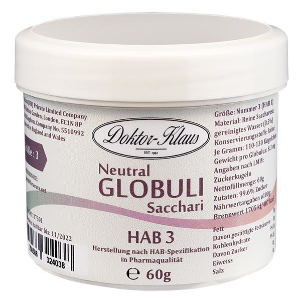 60g Neutral Globuli Gr. 3 von Doktor-Klaus 60g Neutral Globuli Gr. 3 von Doktor-Klaus