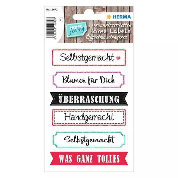 Sticker "Überraschung" (12 Aufkleber mit Glitzer) Sticker "Überraschung" (12 Aufkleber mit Glitzer)