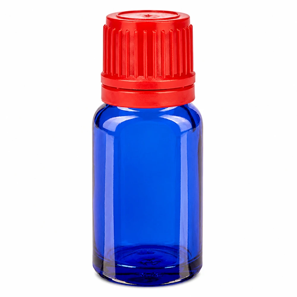 Hochwertige 10ml Glasflasche UT18/10 Gewinde mit Originalitätsverschluss für Laboranwendungen