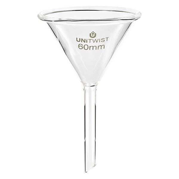 Glastrichter ø60mm Borosilikat UNiTWIST