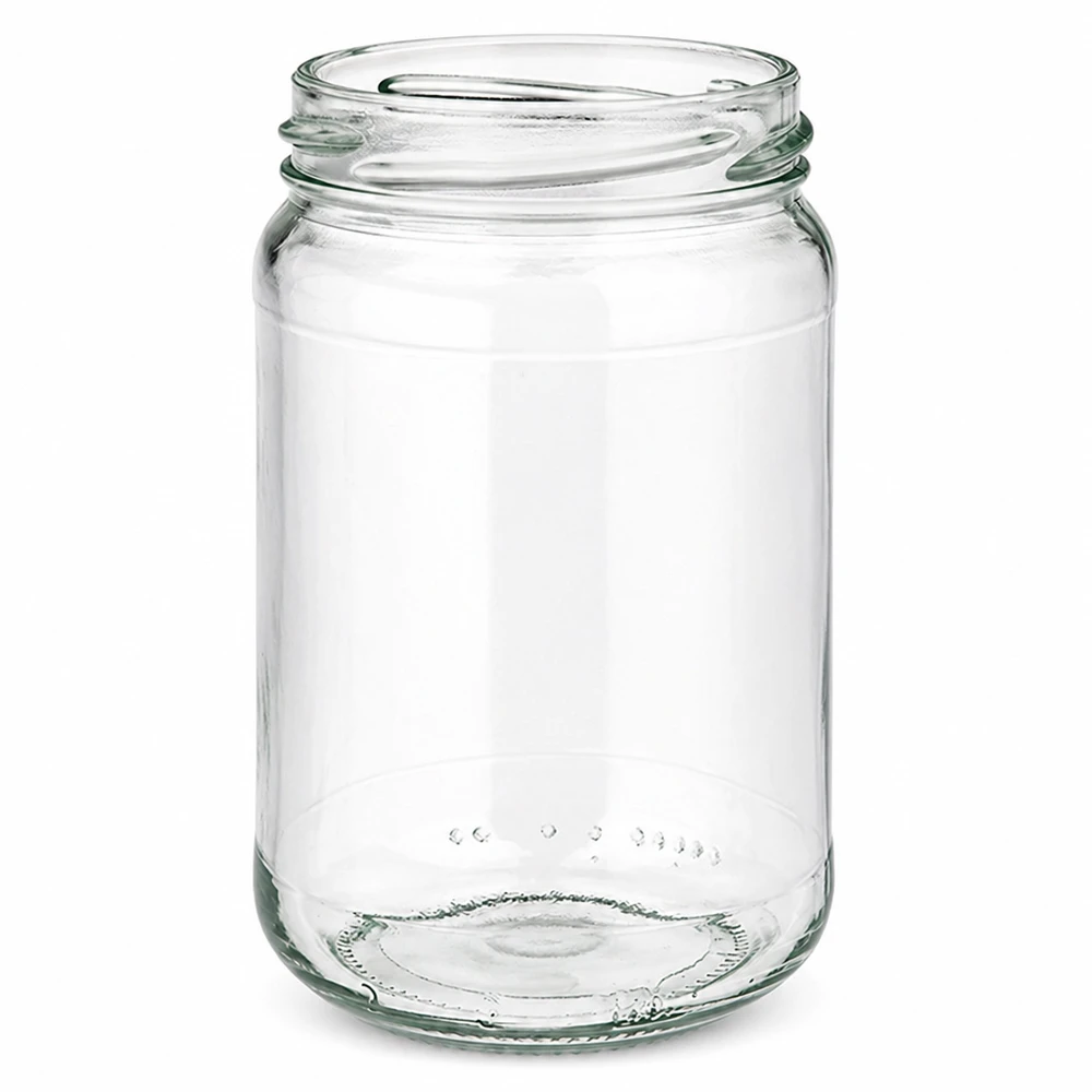 305ml Rundglas ohne Deckel (TO63) UNiTWIST Leeres Rundglas UNiTWIST Runda305 mit 305ml Inhalt und TO63 Verschluss aus transparentem Glas für Konserven