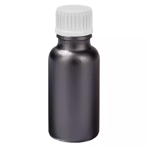 20ml Tropfflasche 0.9mm weiß Standardverschluss BlackLine UT18/20 20ml Tropfflasche 0.9mm weiß Standardverschluss BlackLine UT18/20