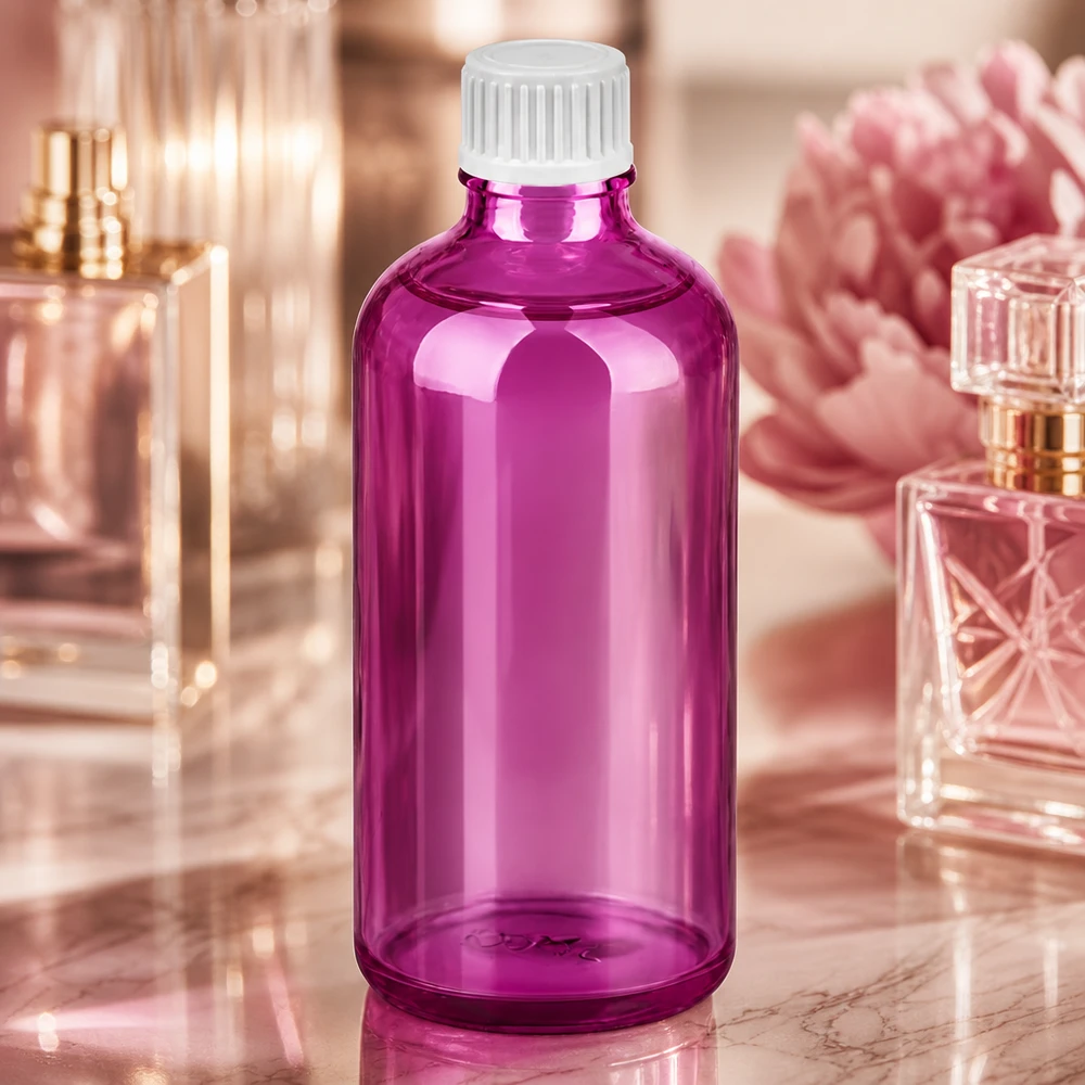 100ml Tropfflasche 0.9mm weiss Standard PurpleLine UT18/100 Premium Tropfflasche lila-transparent 100ml mit ergonomischem Design und sicherem Verschluss