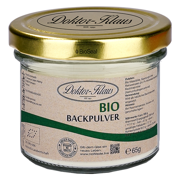 Backpulver Bio 65g Doktor-Klaus noWaste Backpulver Bio 65g Doktor-Klaus noWaste