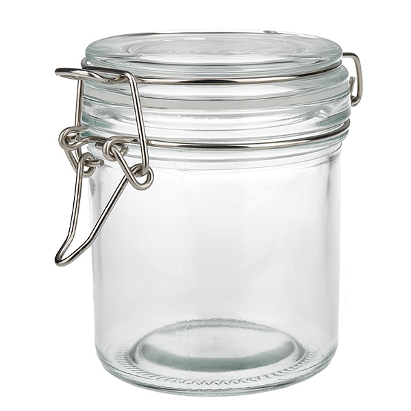 250ml Vorratsglas mit Silikonring und Bügelverschluss UNiTWIST