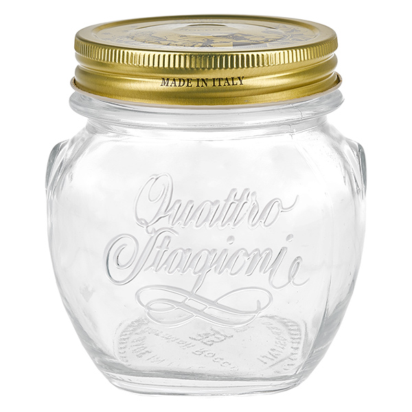 300ml Rundglas "Quattro Stagioni" mit Deckel