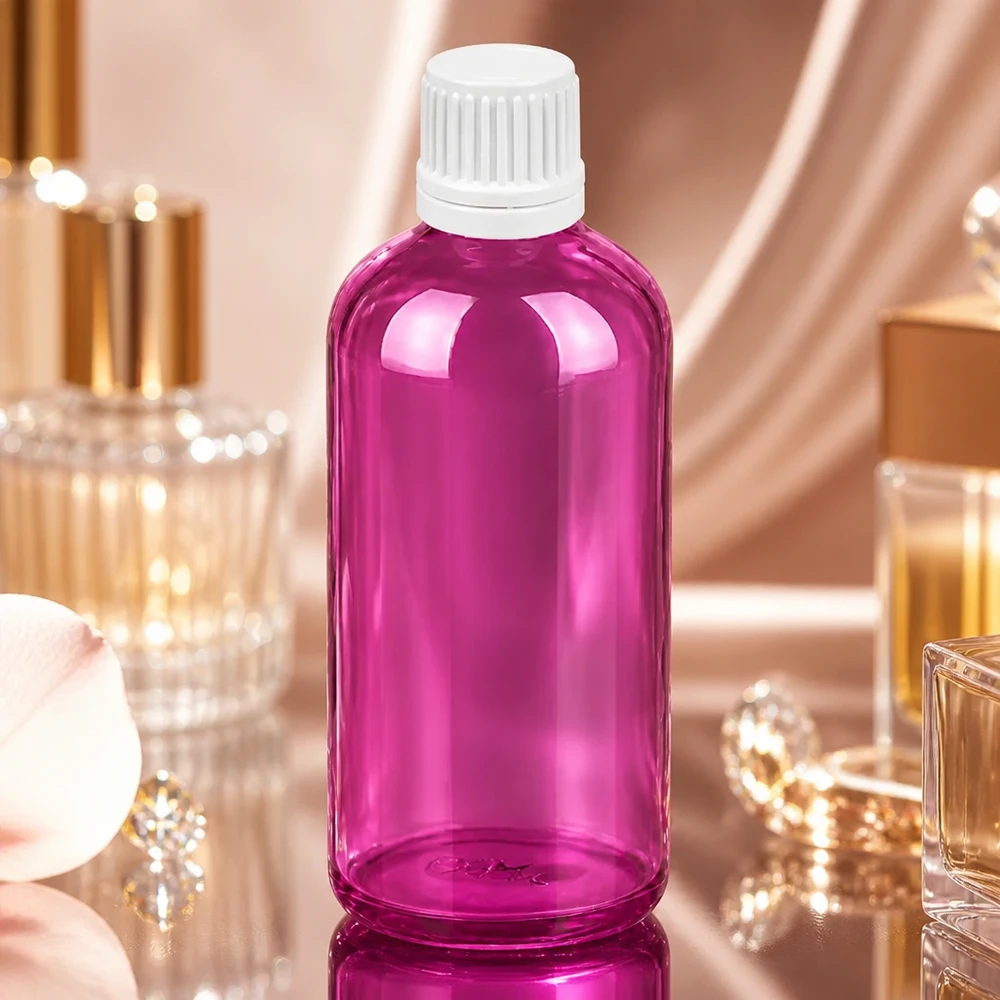 100ml Tropfflasche 0.7mm weiss Originalität Schraubverschlusserschluss PurpleLine UT18/100 Professionelle UT18 Tropfflasche 100ml in elegantem Violett für präzise Flüssigkeitsdosierung