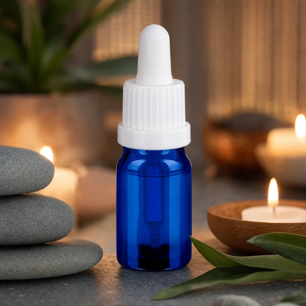 Vielseitige 5ml Pipettenflasche für Beauty-Behandlungen und Spa-Anwendungen mit Tropfverschluss