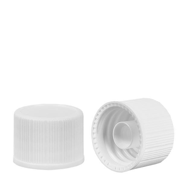 Schraubverschluss weiß 18mm Standard