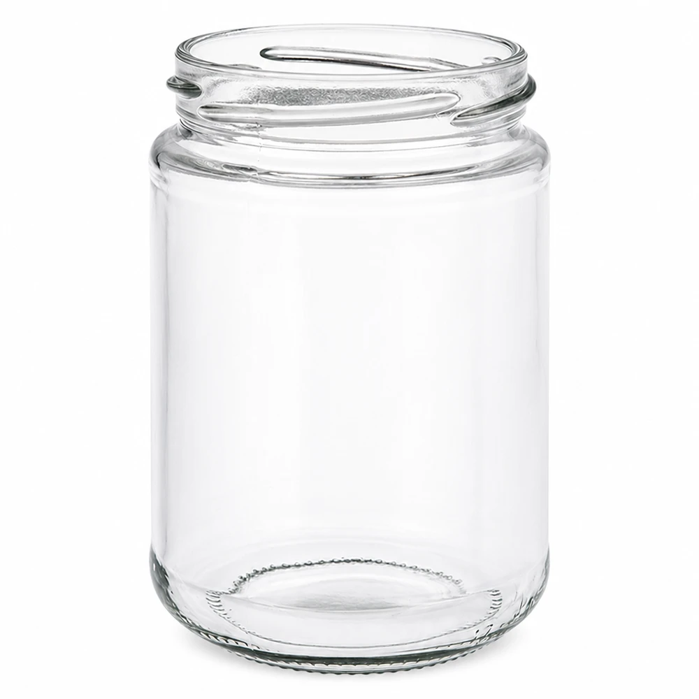 390ml Rundglas ohne Deckel (TO70) UNiTWIST UNiTWIST Runda390 Rundglas 390ml TO70 Schraubgewinde leeres Einmachglas transparent ohne Deckel