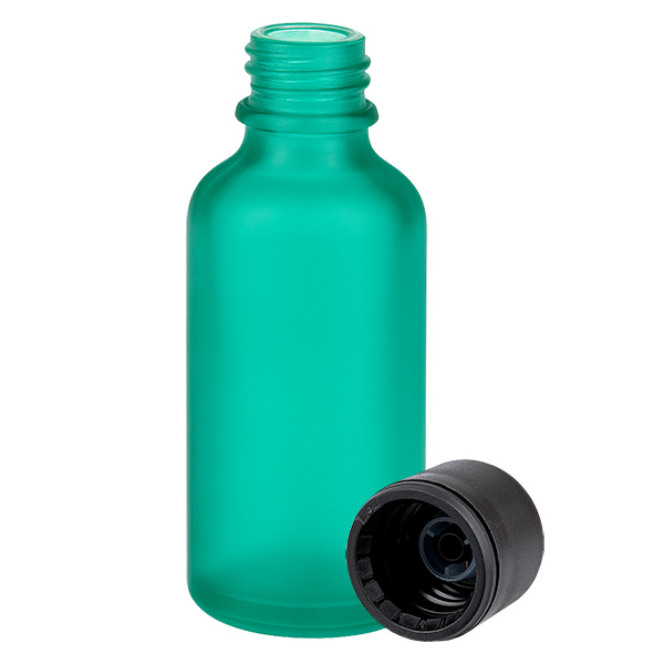 50ml Flasche 6mm Schraubverschluss schwarz Standard GreenLine UT18/50 50ml Flasche 6mm Schraubverschluss schwarz Standard GreenLine UT18/50