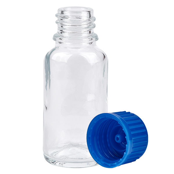 20ml Flasche 11mm Schraubverschluss blau Standard ClearLine UT18/20 20ml Flasche 11mm Schraubverschluss blau Standard ClearLine UT18/20