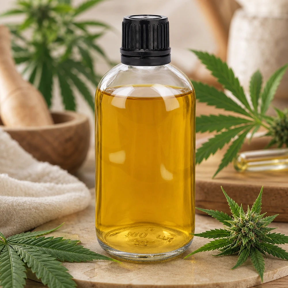 100ml Globuliflasche 3mm Giessring schwarz Standardverschluss ClearLine UT18/1 Leere Globuliflasche 100ml Klarglas geeignet für Cannabisöl und pflanzliche Extrakte