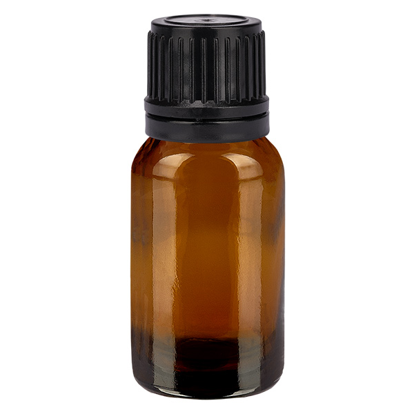10ml Flasche 11mm Schraubverschluss schwarz Originalitätsverschluss BrownLine UT18/10
