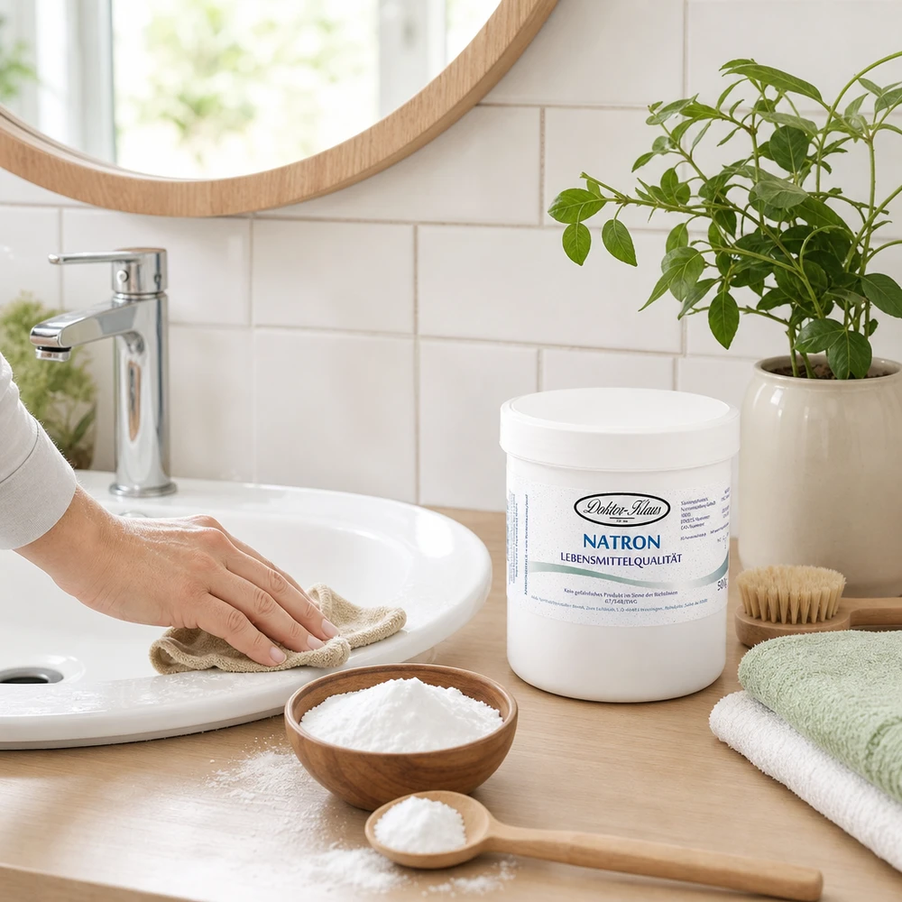 Natron Doktor Klaus 500g für DIY Reinigungsmittel und natürliche Pflege in Küche und Bad