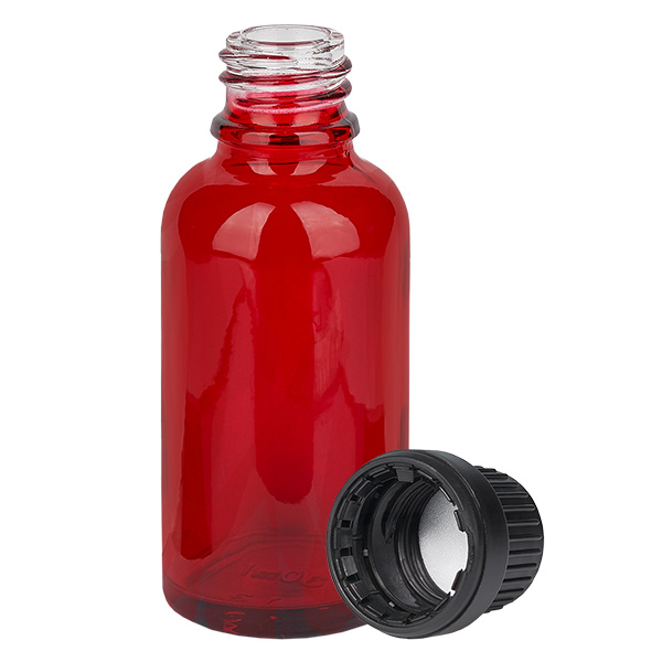 30ml Flasche 11mm Schraubverschluss schwarz Originalitätsverschluss RedLine UT18/30 30ml Flasche 11mm Schraubverschluss schwarz Originalitätsverschluss RedLine UT18/30