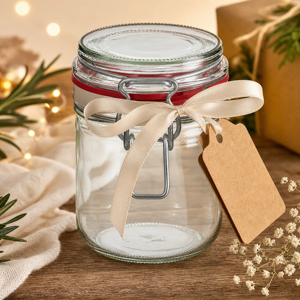 400ml Vorratsglas Typ G mit Bügelverschluss UN.. Nachhaltiges 400ml Vorratsglas als umweltfreundliche Alternative zu Plastikbehältern
