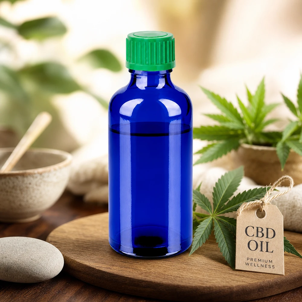 Vielseitige 50ml Glasflasche mit Tropfaufsatz für DIY-Kosmetik und selbstgemachte Essenzen