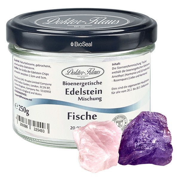 Fische Sternzeichen Edelsteine Doktor-Kl. noWaste