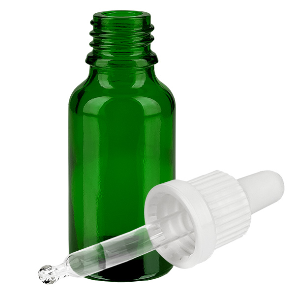 20ml Pipettenflasche weiß Originalitätsverschluss GreenLine UT18/20 20ml Pipettenflasche weiß Originalitätsverschluss GreenLine UT18/20