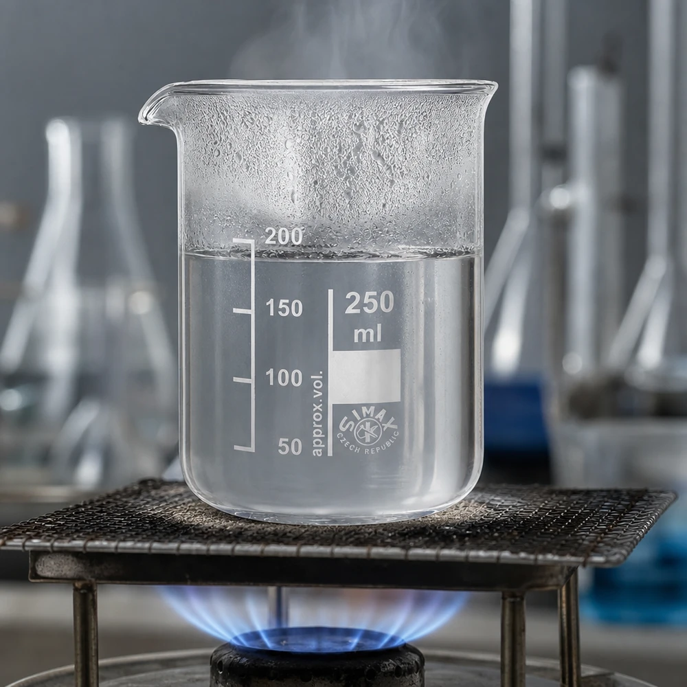 Präzisions Becherglas 250ml niedrige Form Borosilikatglas mit optimaler Standfestigkeit