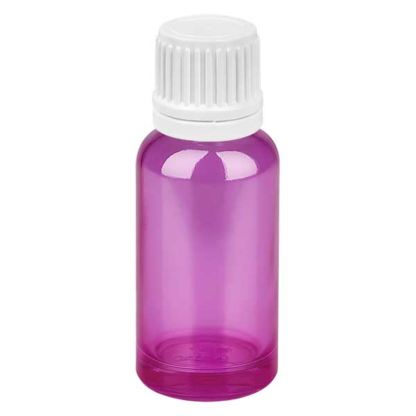 20ml Tropfflasche 0.7mm weiss Originalität Schraubverschlusserschluss  PurpleLine UT18/20