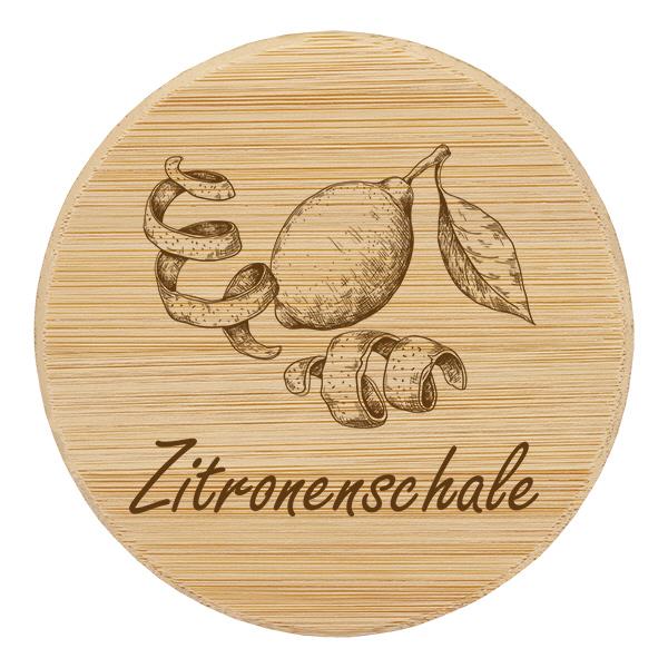 Holzdeckel "Zitronenschale" für WECK RR60 Holzdeckel "Zitronenschale" für WECK RR60