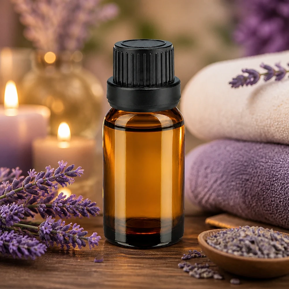 Premium 10ml Glasflasche braun mit schwarzem Verschluss für hochwertige Wellness Produkte