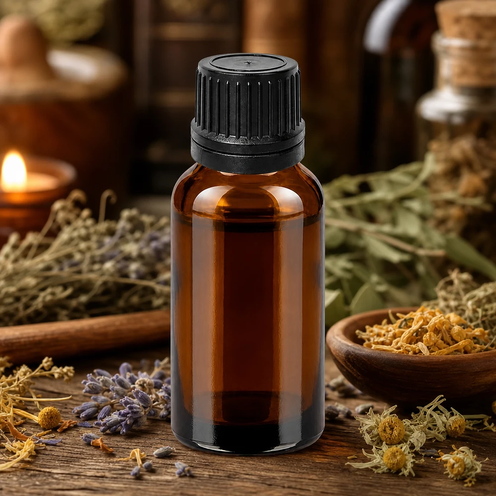 Handliche 20ml Dosierflaschen mit schwarzem Tropfverschluss für DIY Kosmetik