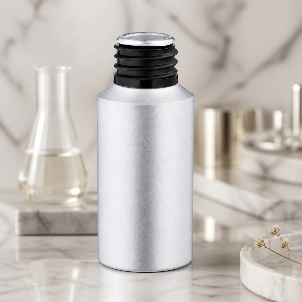 Elegante gebeizte Aluminiumflasche 30ml mit Premium Finish für hochwertige Kosmetikprodukte