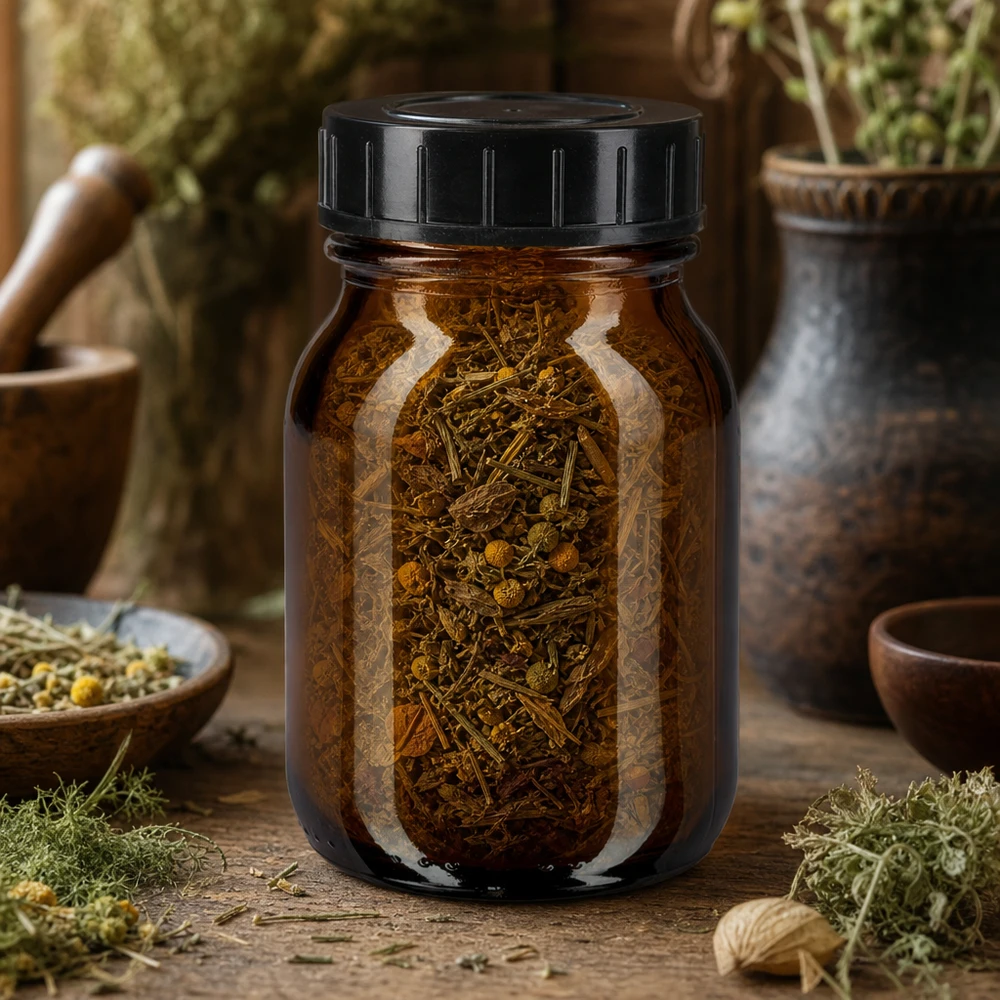 75ml Weithalsflasche Braunglas mit Schraubdeckel Vielseitige 75ml Weithalsflasche Braunglas mit dichtem Verschluss für Küche und Hausapotheke