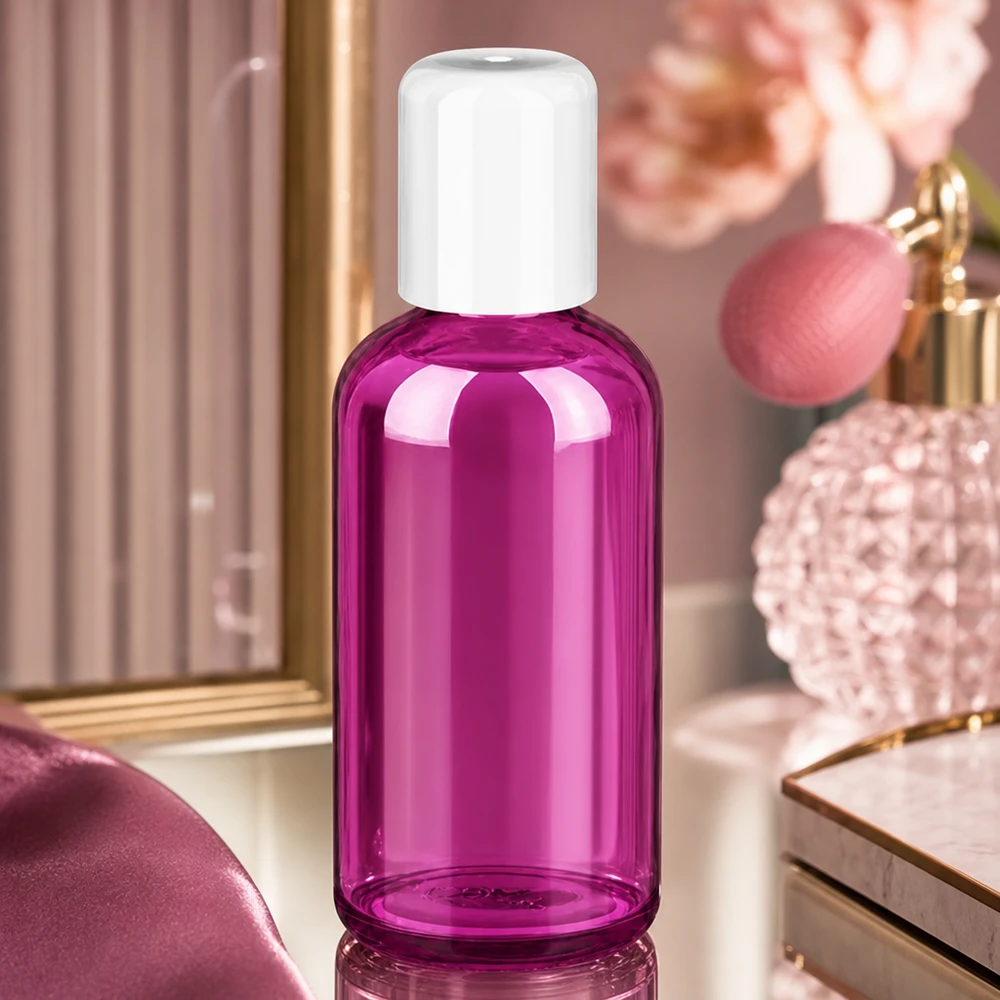 100ml Roll-On Flasche weiss Standard PurpleLine UT18/100 Praktische 100ml Roll-On Flasche mit weißem Deckel ideal für Öle Seren und flüssige Kosmetika