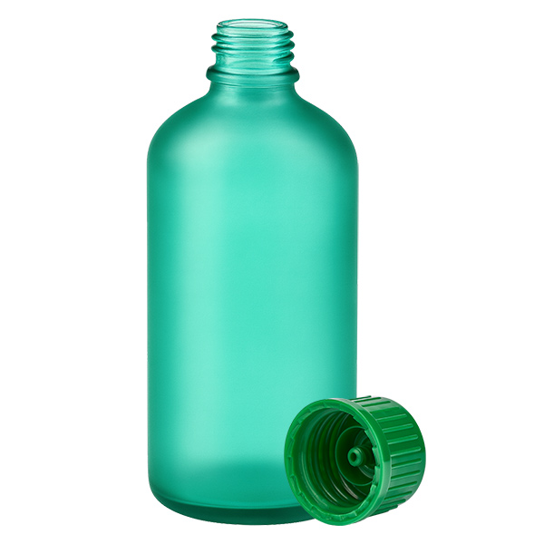 100ml Flasche 11mm Schraubverschluss grün Standard GreenLine UT18/100 100ml Flasche 11mm Schraubverschluss grün Standard GreenLine UT18/100