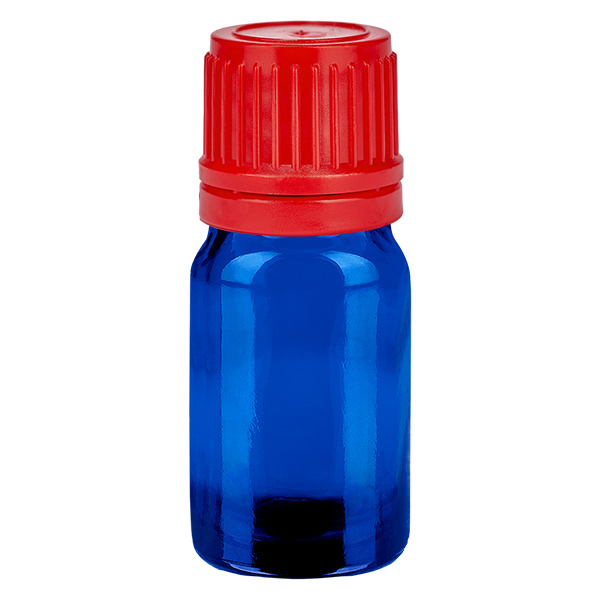 5ml Flasche 11mm Schraubverschluss rot Originalitätsverschluss BlueLine UT18/5