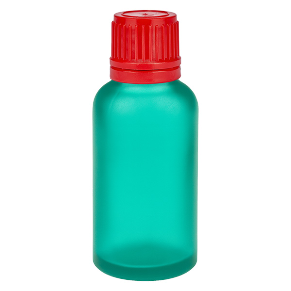 30ml Flasche 11mm Schraubverschluss rot Originalitätsverschluss GreenLine UT18/30