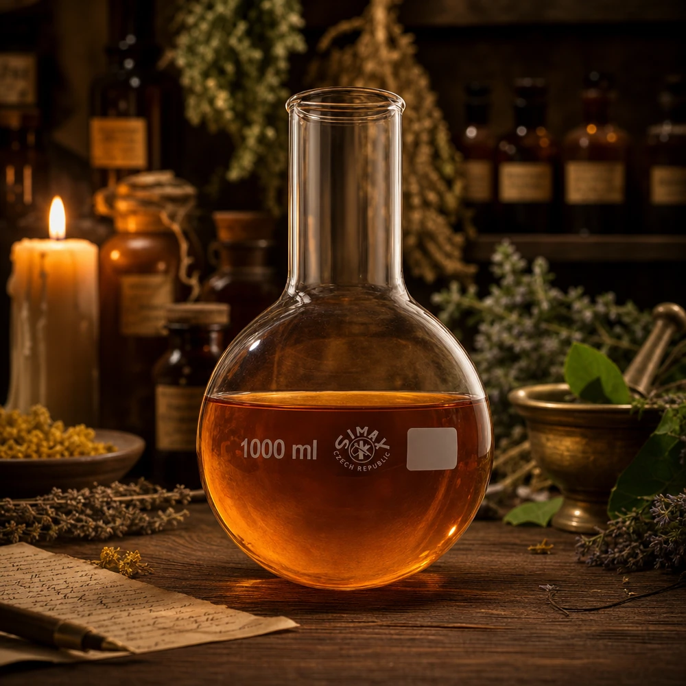Rundkolben 1000ml mit Weithals Design für effiziente Stofftrennung und Aufkonzentrierung