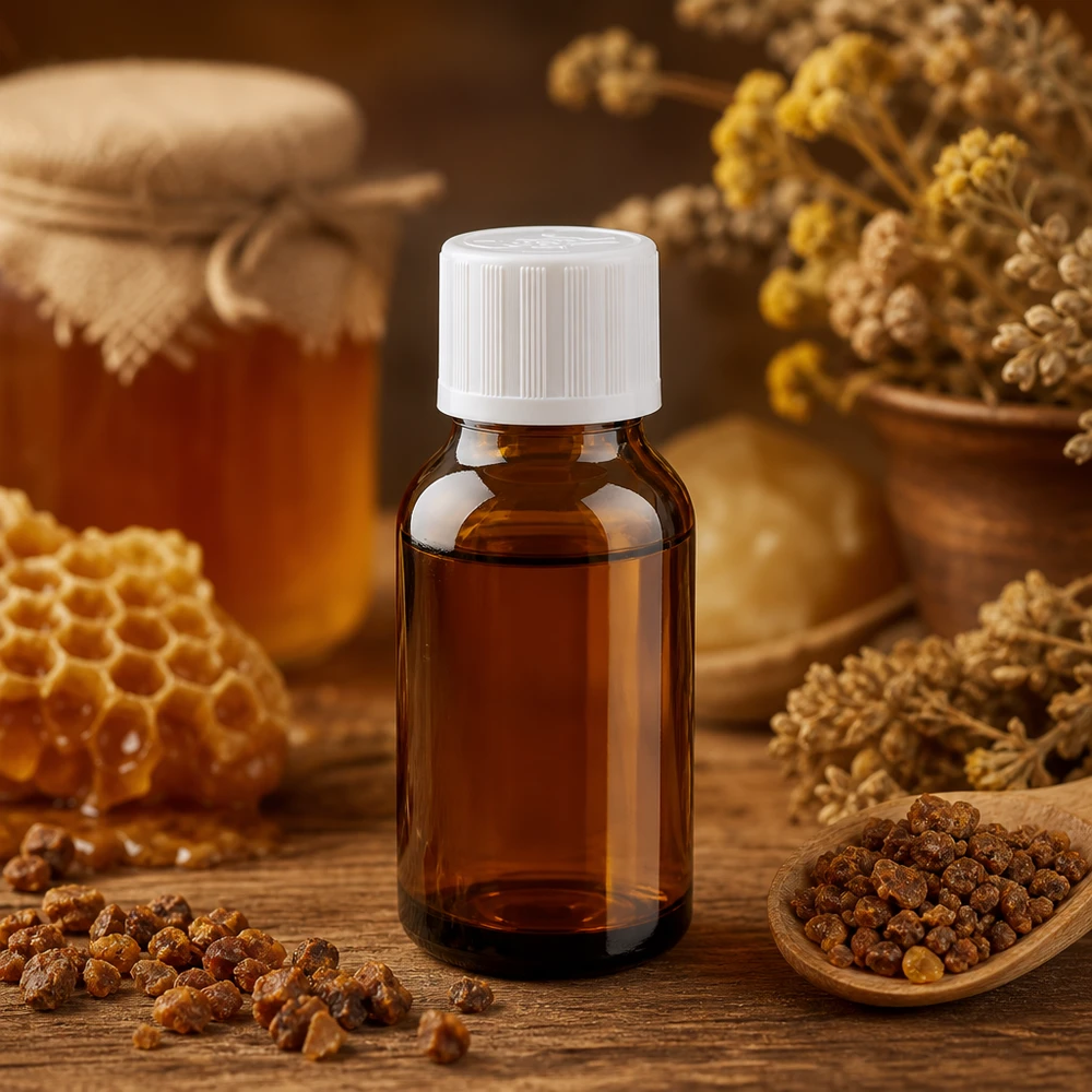 Apothekenflasche braun 15ml Schraubverschluss weiß Kindersicherung Standard Lichtgeschützte Aufbewahrung für Bienenprodukte in brauner Apothekerflasche 15ml weißer Deckel