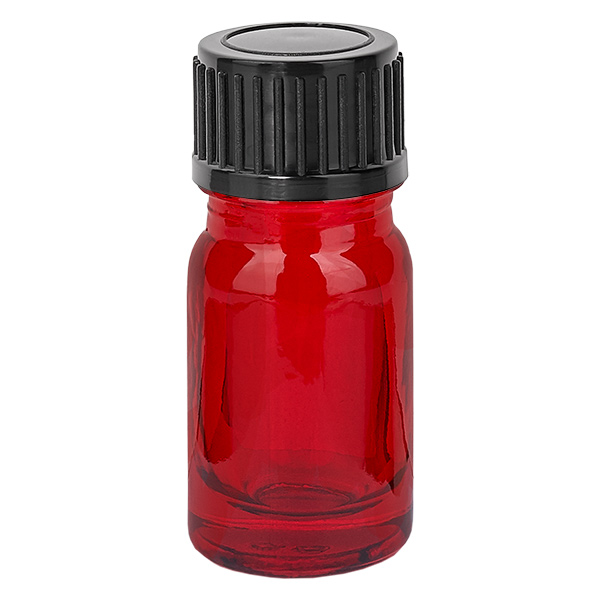 5ml Flasche 11mm Schraubverschluss schwarz Standard RedLine UT18/5