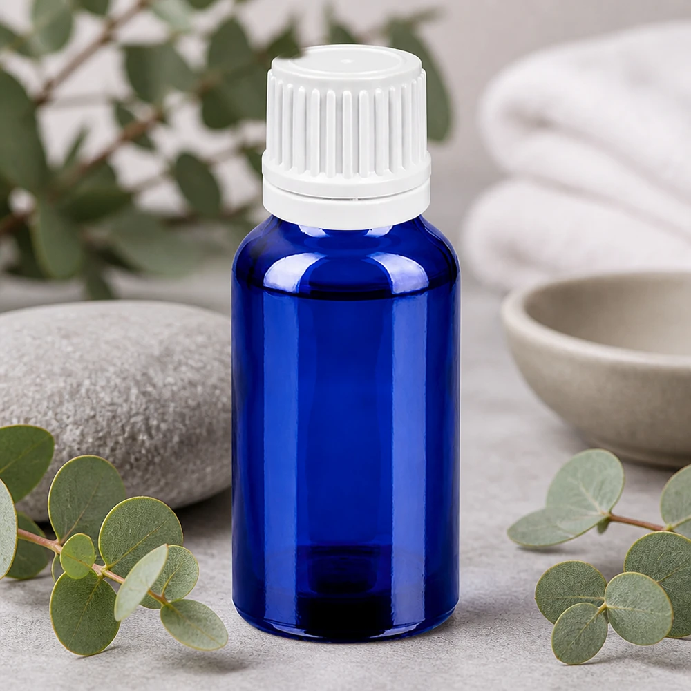 20ml BlueLine Tropfflasche aus lichtschützendem Glas für UV-empfindliche Substanzen