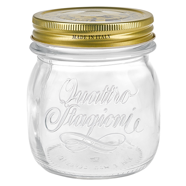 250ml Rundglas "Quattro Stagioni" mit Deckel