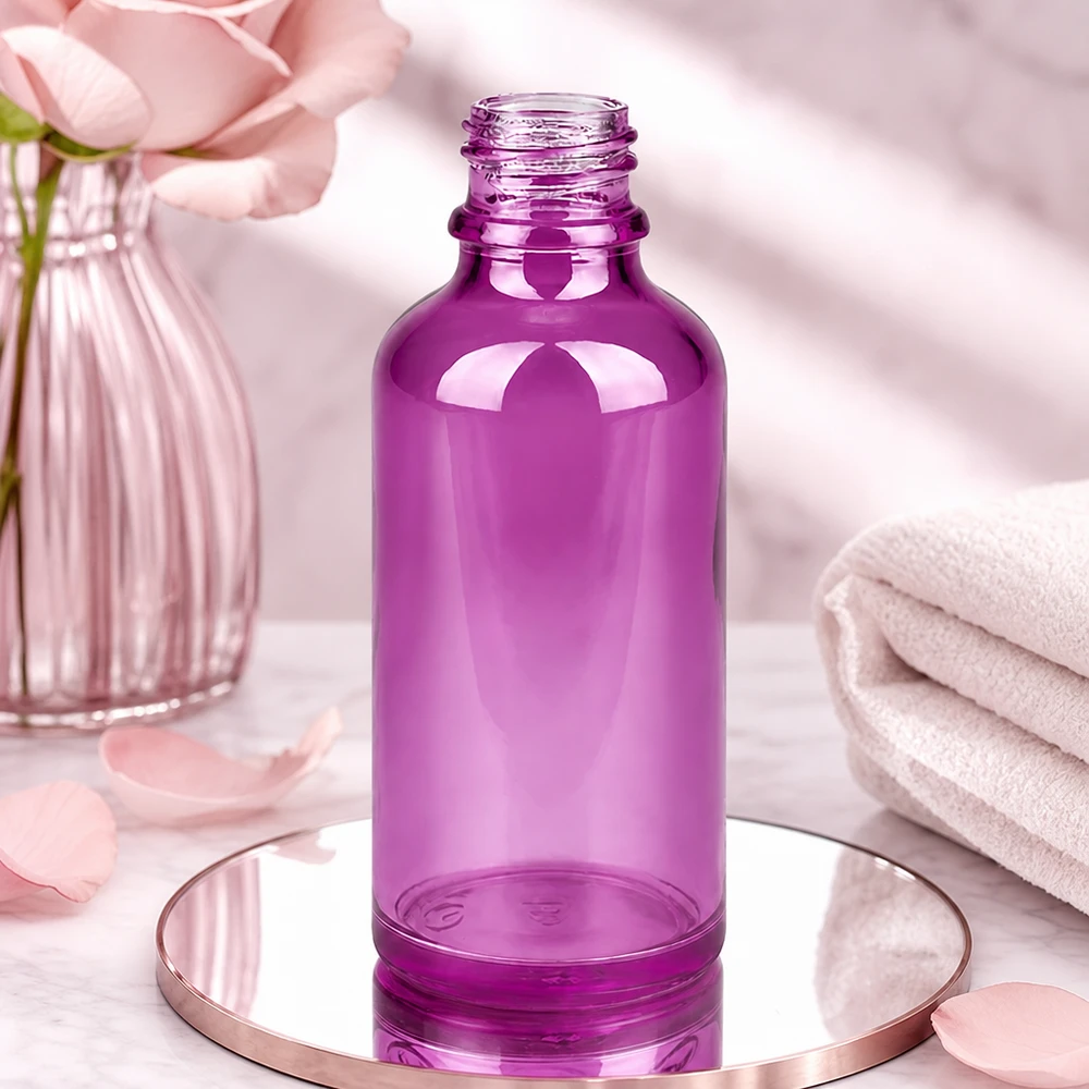 50ml Apothekenflasche PurpleLine UT18/50 UNiTWIST Professionelle 50ml Apothekenflasche PurpleLine UT18/50 in modernem Violett für hygienische Aufbewahrung