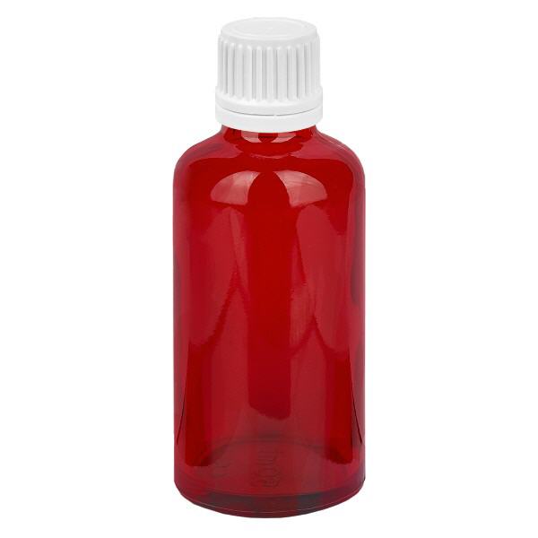 50ml Flasche 11mm Schraubverschluss weiß Originalitätsverschluss RedLine UT18/50