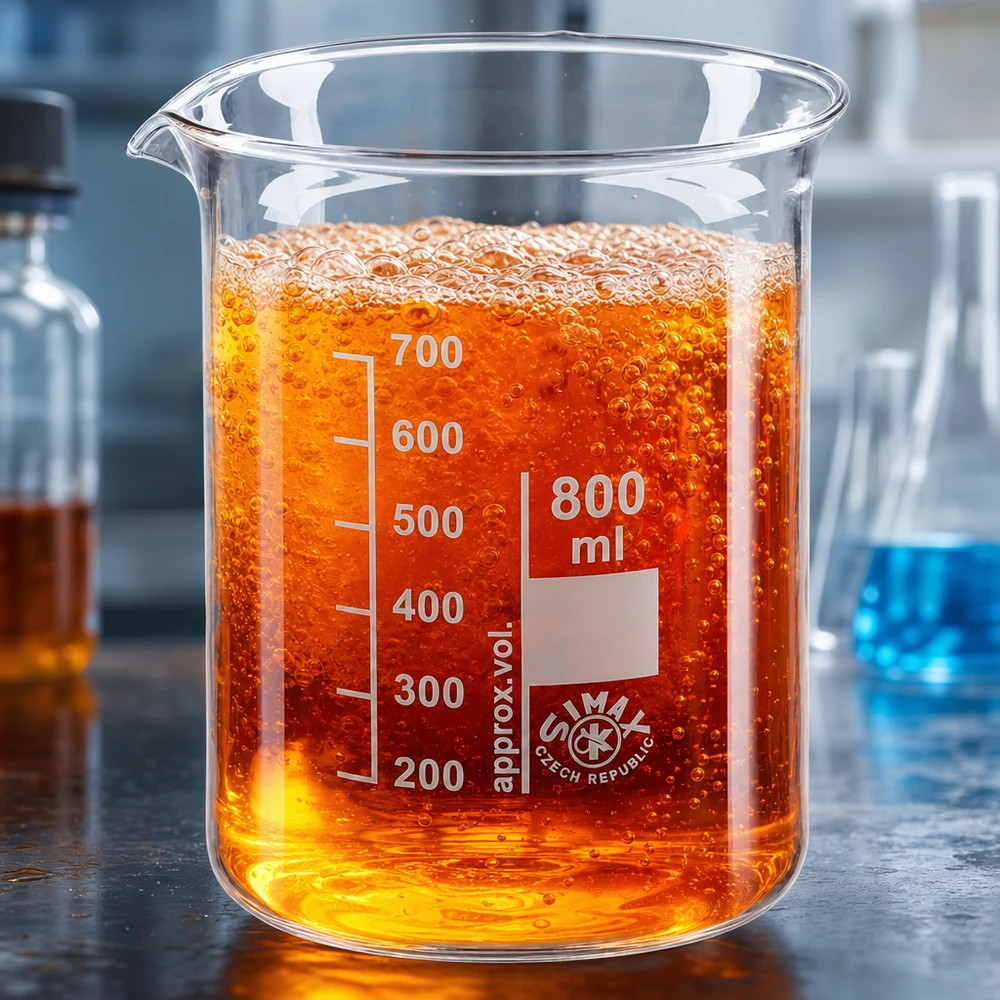 Becherglas 800ml Borosilikatglas, niedrige Form Temperaturschockresistentes Becherglas 800ml Borosilikatglas für Heiz- und Kühlprozesse im Labor
