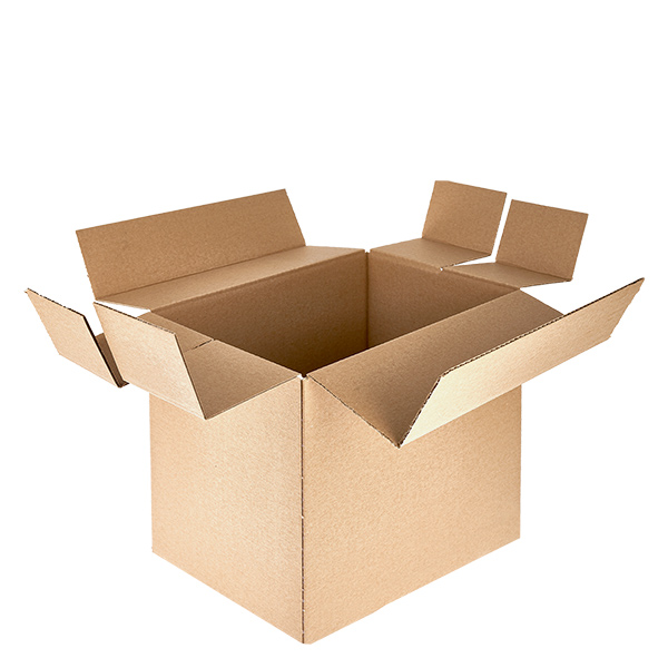 Gläserkartons (25 Stück) mit 6 Fächern 312x210x263mm