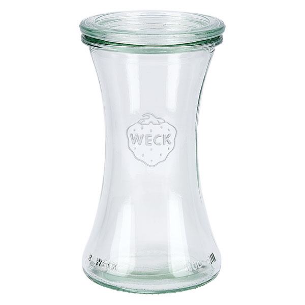 200ml Delikatessenglas mit Glasdeckel WECK RR60