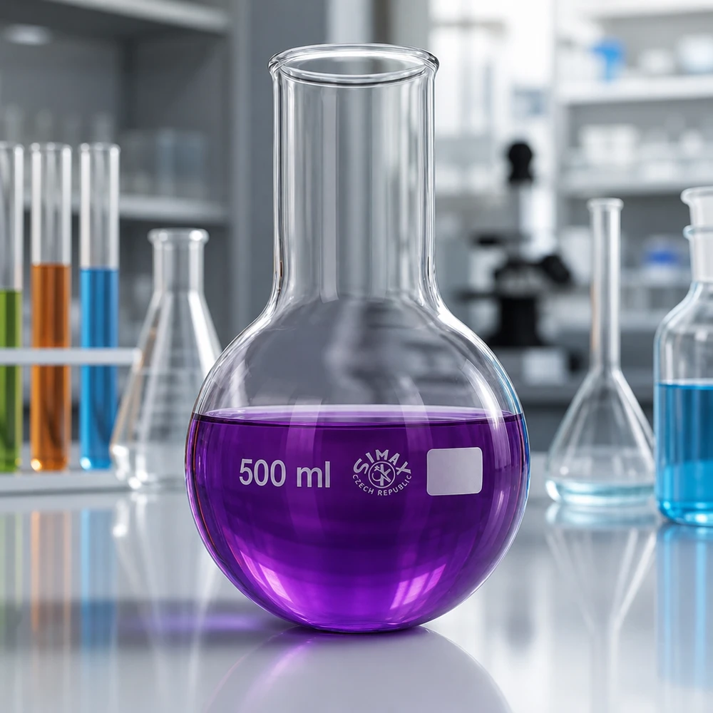 Rundkolben 500ml Weithals Laborglasware Rundkolben 500ml mit weiter Öffnung für präzise Messungen