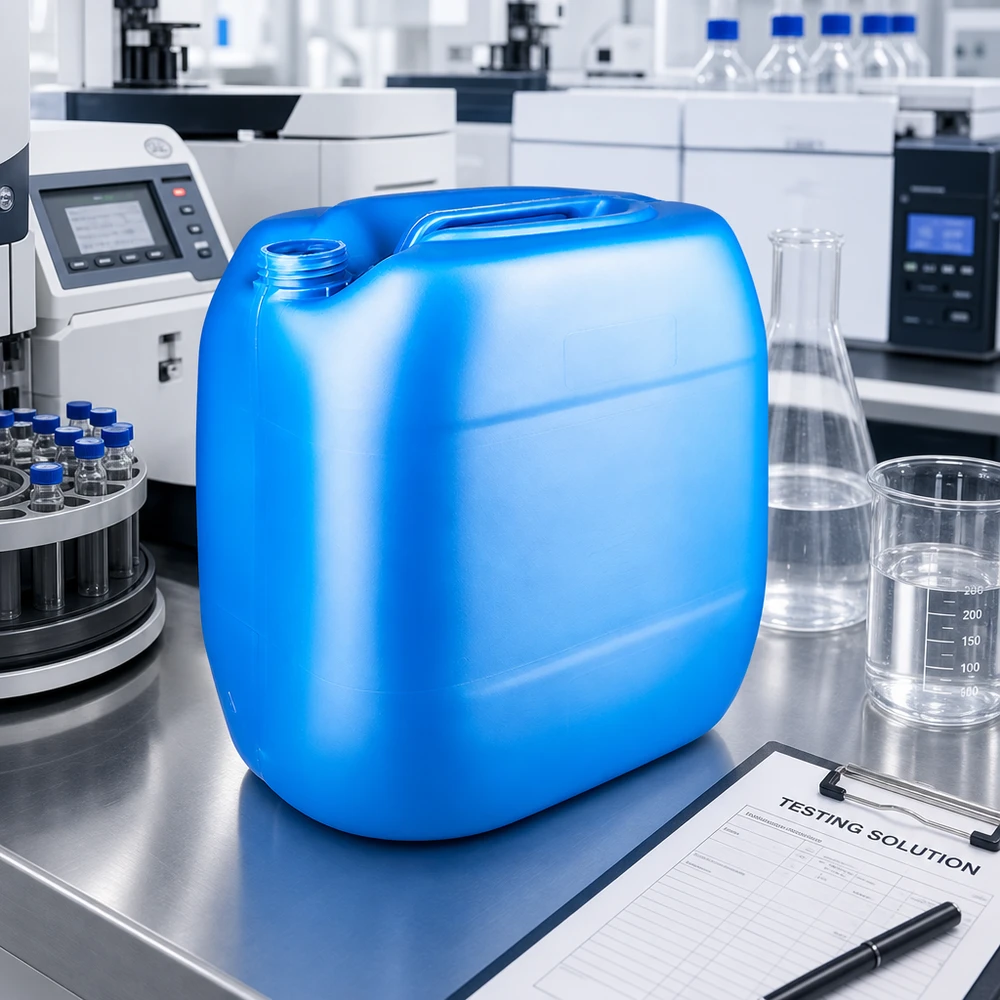 Kanister 30 Liter blau ohne Verschluss Vielseitiger blauer Vorratsbehälter 30 Liter ohne Verschluss für Labor Chemie und Gewerbe